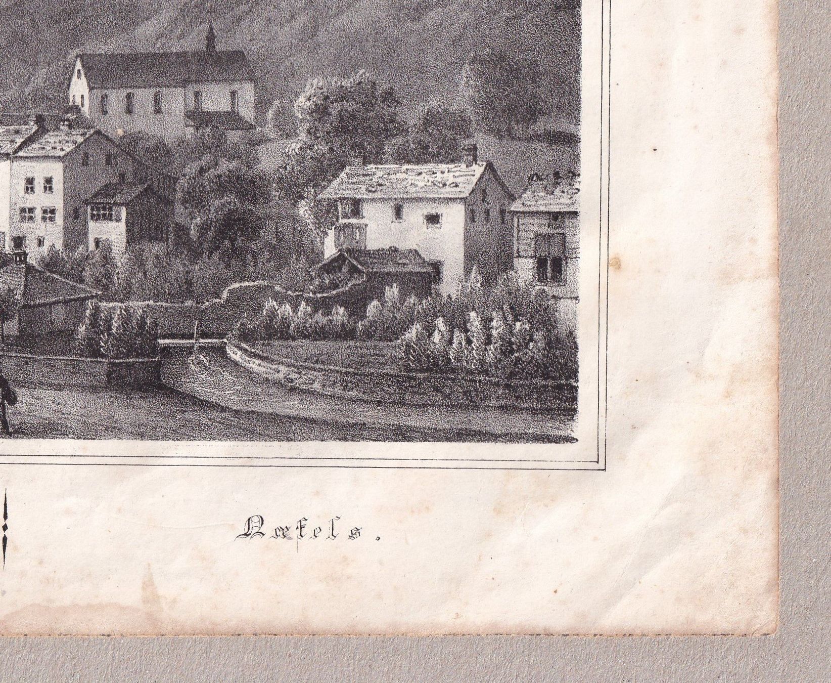 Stiche: NÄFELS, LITHOGRAPHIE VON 1836-1845 – Gebraucht aus Grüningen von Kartensammler 4