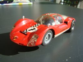 Fleischmann Porsche Carrera 6 rot selten und schön 1:32