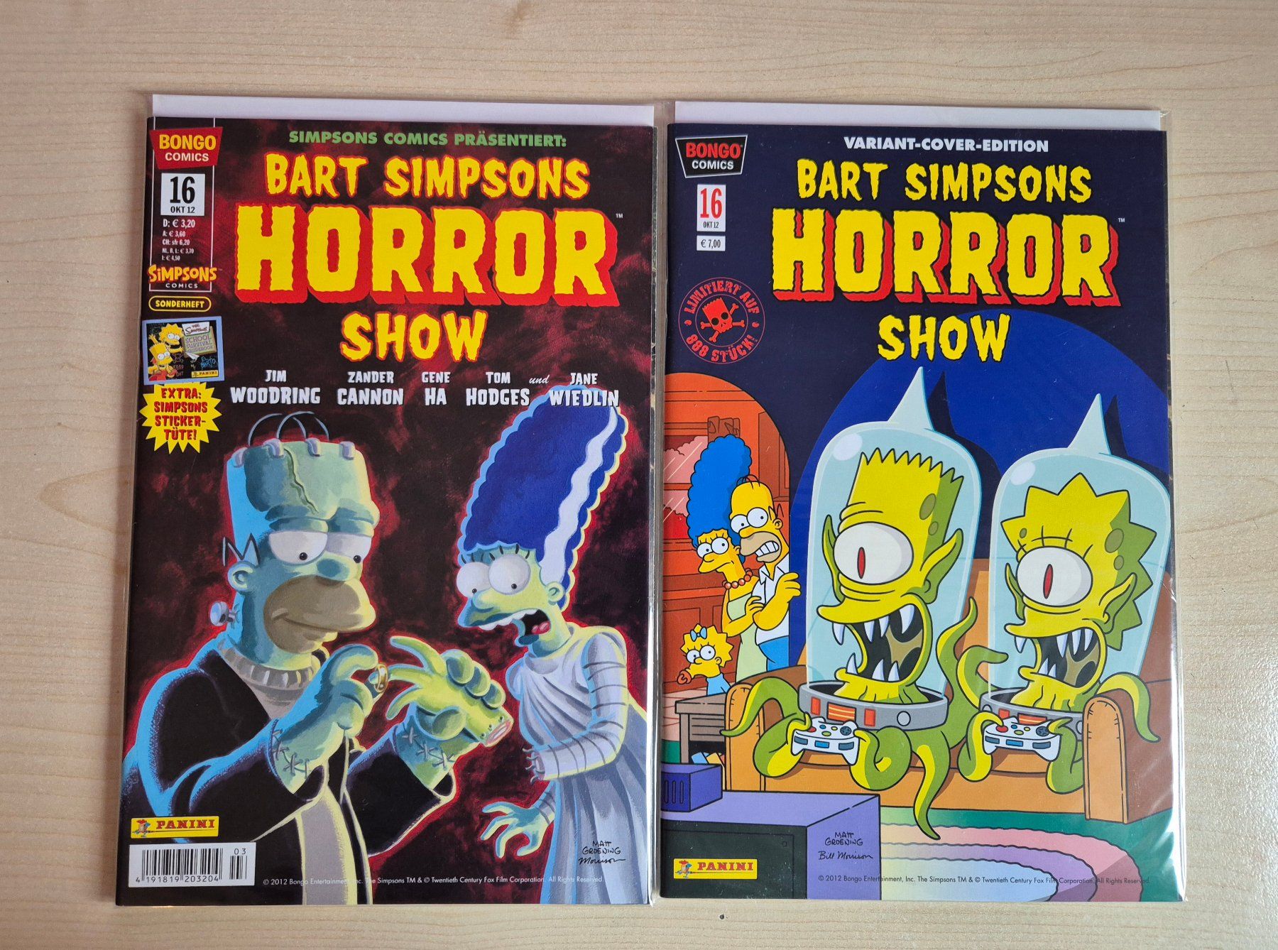 BD: Bart Simpson's Horror Show Hefte 1 bis 20 plus Variant-Cover – D'occasion à Sargans par Gkohler0 4