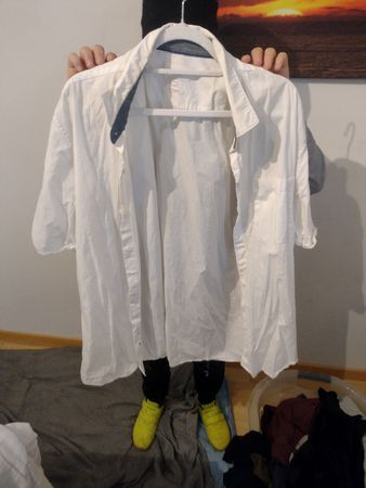S.Oliver Herrenhemd XXL, weiss, Regular Fit - Sommerhemd