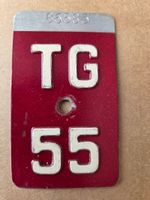 Velonummer TG 55 plaque Velo