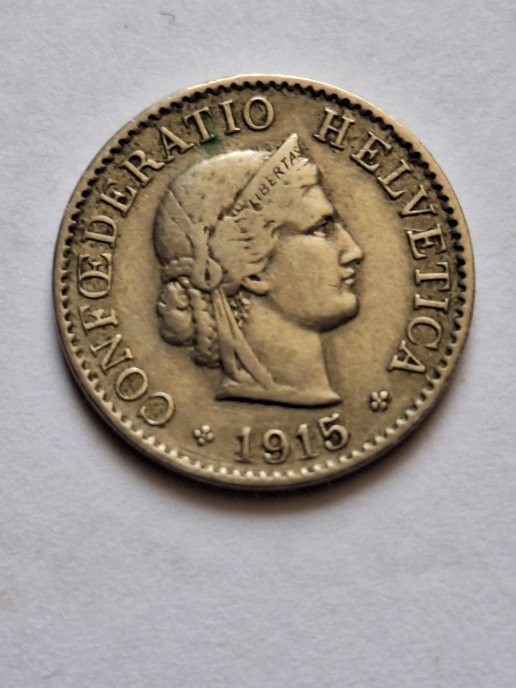 Tutti le monete: 5cts 1915  / SS – Usato da Couvet venduto da zeze03