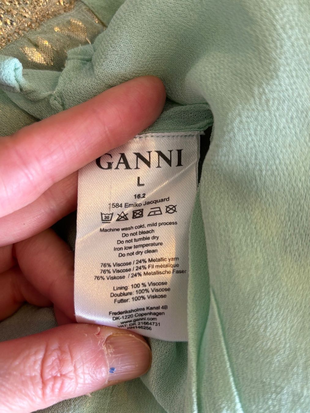 Ganni Tops: GANNI Top mit Glitzer Gr. L – Gebraucht aus Zürich von missmodernage 6
