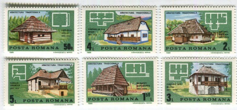 Tous les timbres: Briefmarken "Häuser". Rumänien – Neuf avec emballage d'origine à Basel par Butsch5