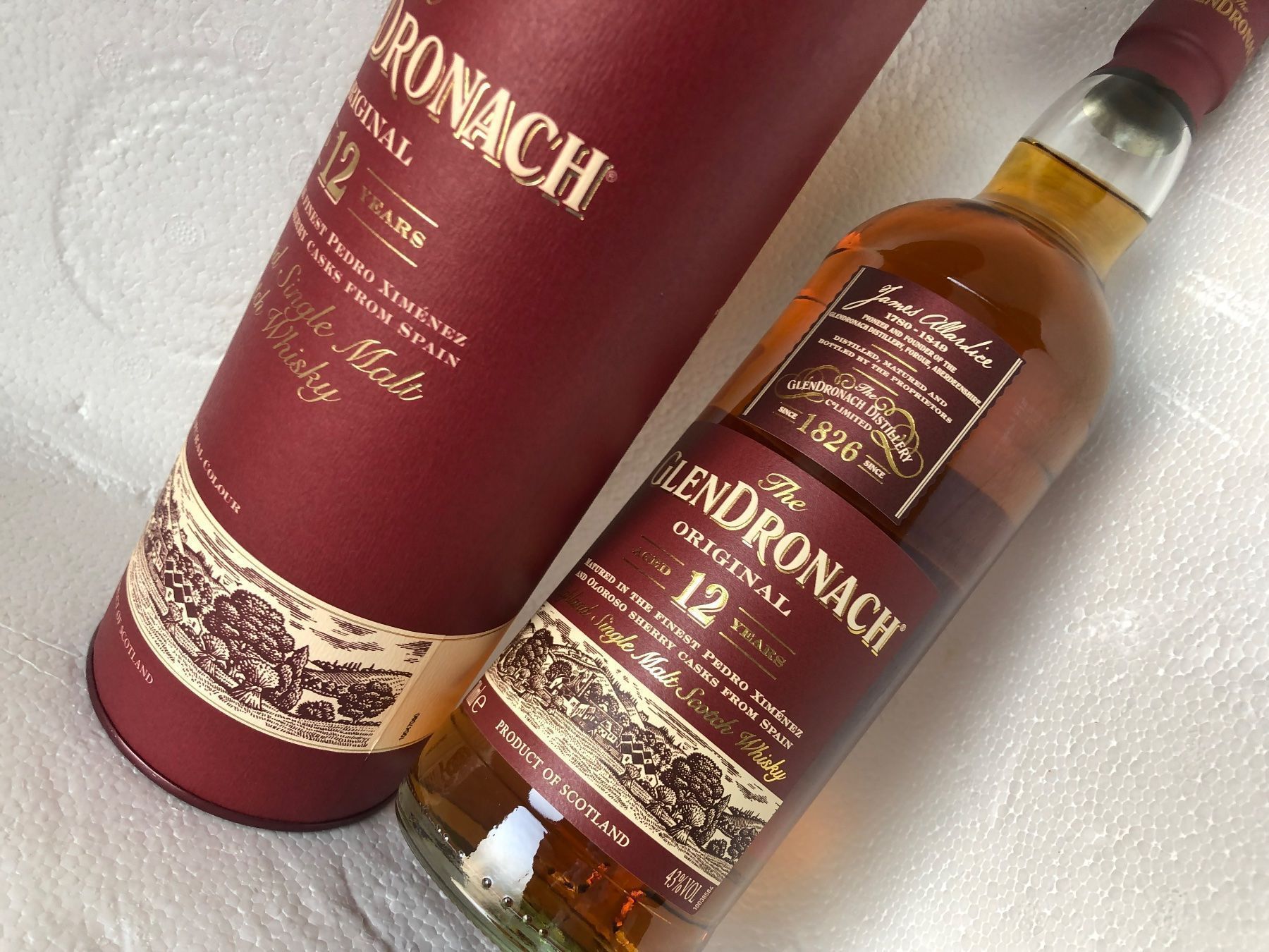 Bevande alcoliche: Glendronach Original Pedro-Ximenez & Sherry Cask 12 J. 43% – Nuovo e nell'imballaggio originale da Wöschnau venduto da Vinsale 7