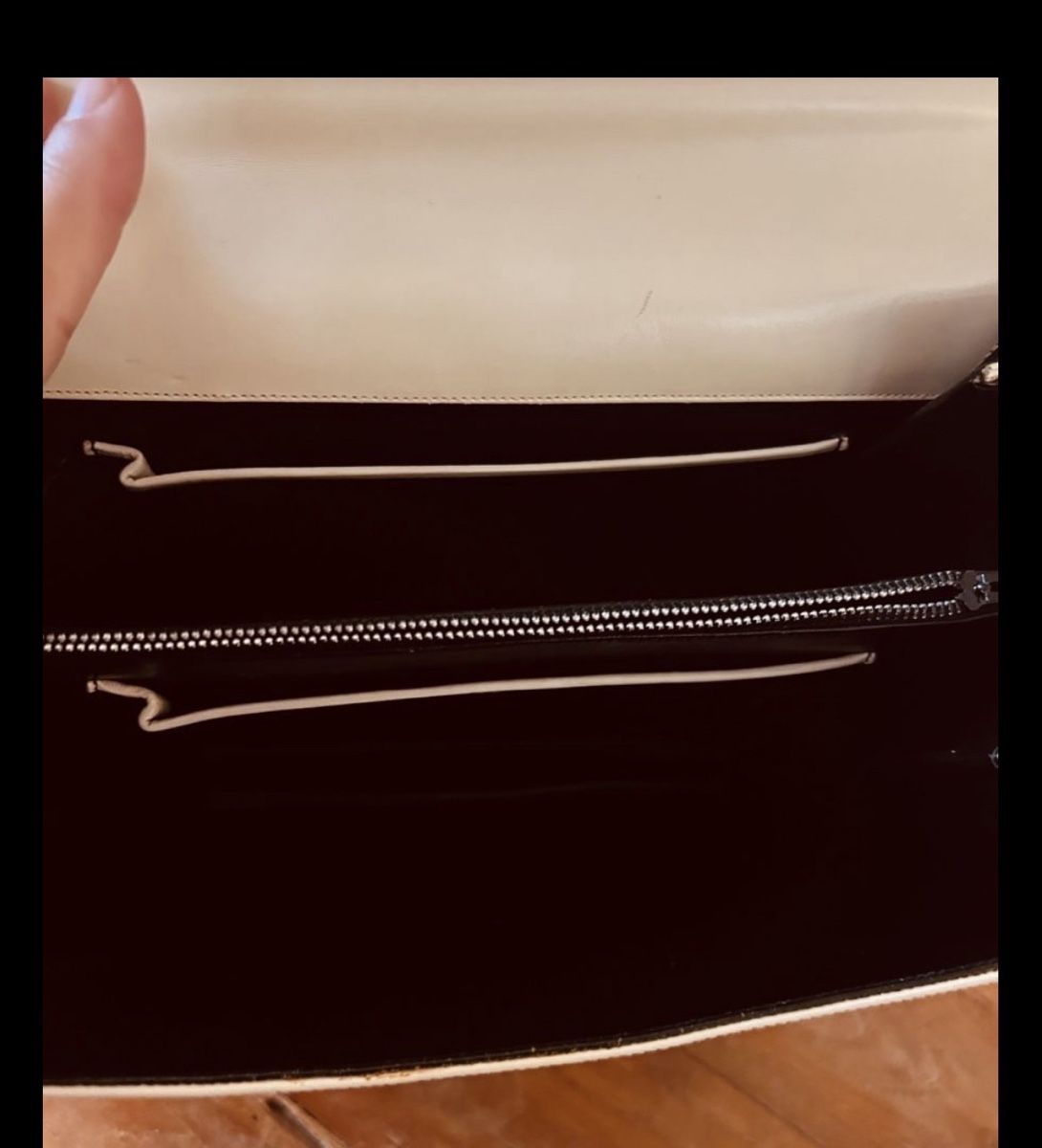 Borse da donna: Vintage Leder Tasche Beige  – Usato da Schaffhausen venduto da Casadenobile 2