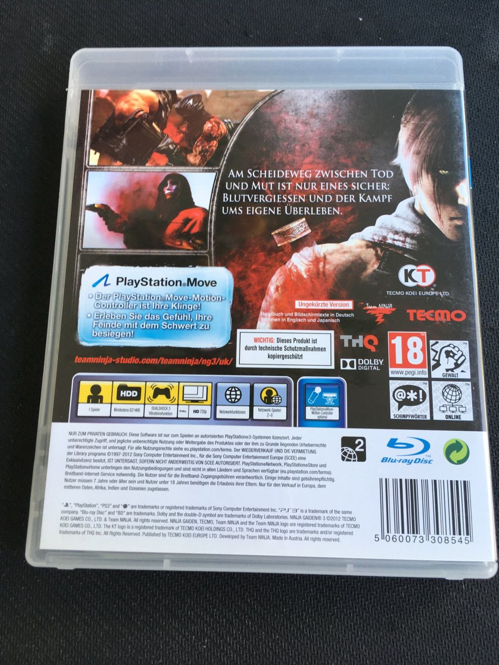Sony Giochi: Ninja Gaiden 3 - PS3 / Playstation 3 – Usato da St.Gallen venduto da sjosjo 1
