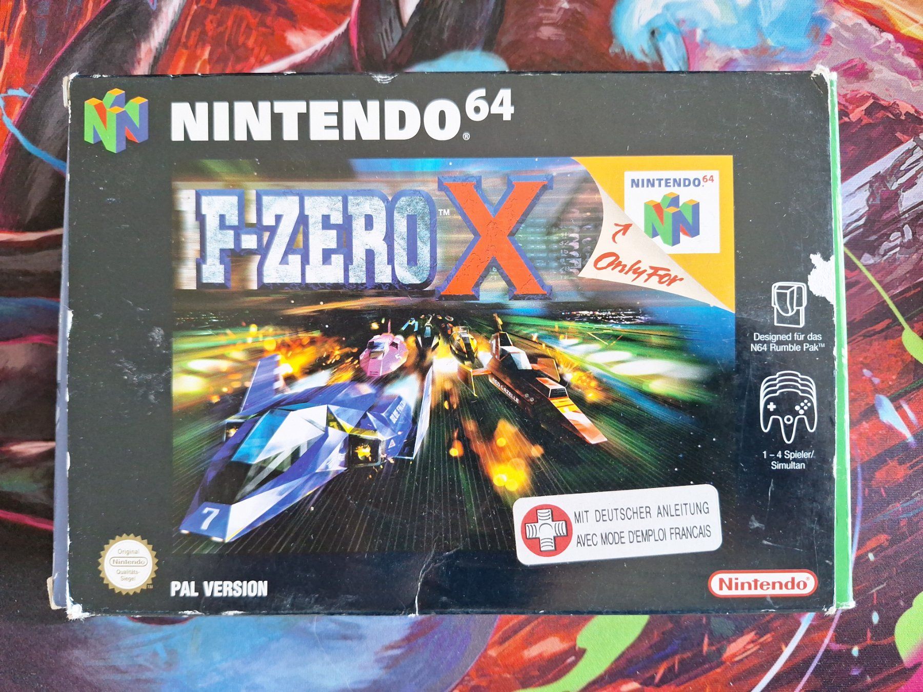 Giochi: F-Zero X + OVP - F Zero - N64 – Usato da Altstätten SG venduto da GGsGameshop