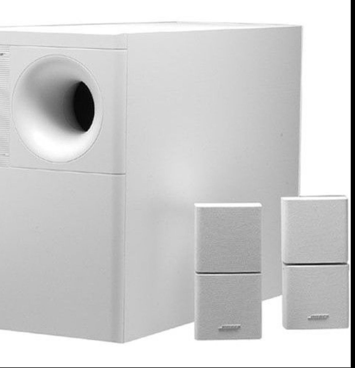 Bose Home Cinema: Lautsprecher Bose Acoustimass 5 Série III - Weiß – Usato da Trimbach venduto da SABO-61