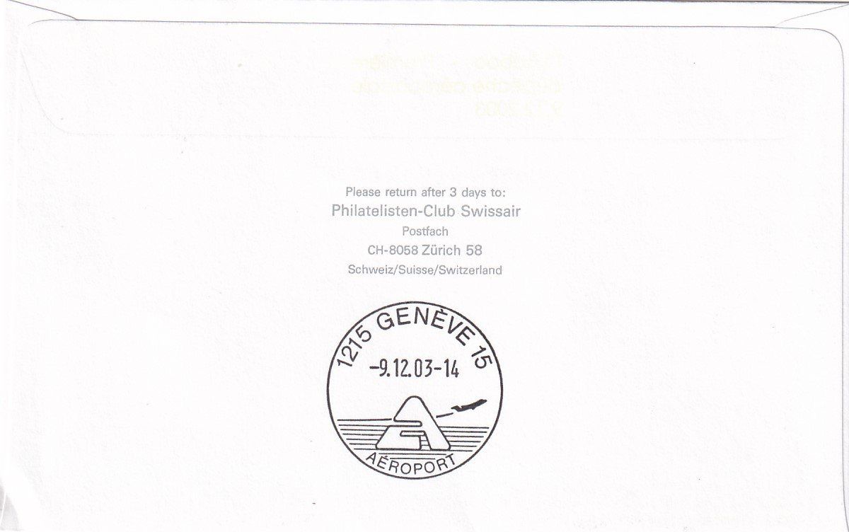 Tous les timbres: Erstflug Fly Baboo Lugano - Genève 2003 – D'occasion à Baar par Asmara111 1