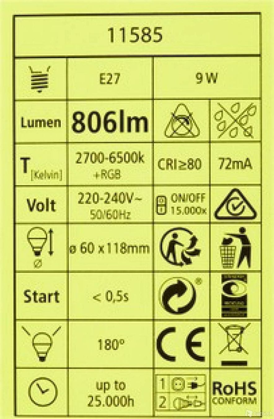 Lampade: EGLO LED-LEUCHTMITTEL CONNECT – Nuovo e nell'imballaggio originale da Bad Zurzach venduto da Inselstrand5 1