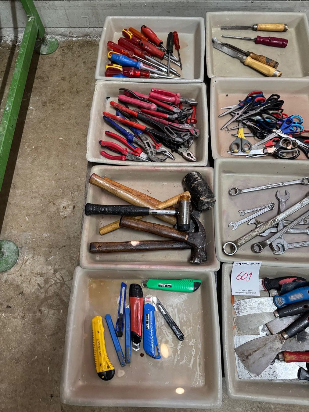 Tutte le macchine: 609 Posten Werkzeug aus Liquidation – Usato da Derendingen venduto da Meisterstuecke 2