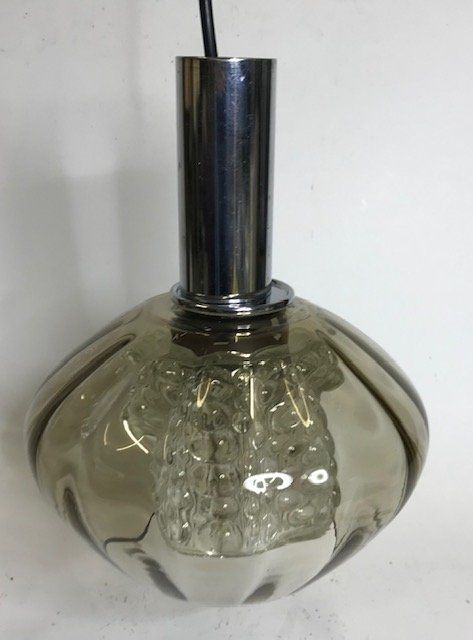 Lampadari & plafoniere: Hängelampe rauchiges Glas doppelglasig – Usato da Zürich venduto da gigimai67 2