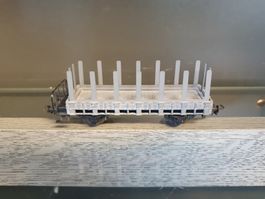 HAG:AC: SBB RUNGENWAGEN GRAU MIT PLATTFORM