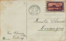 1929 Neujahrskarte ZNr. J49
