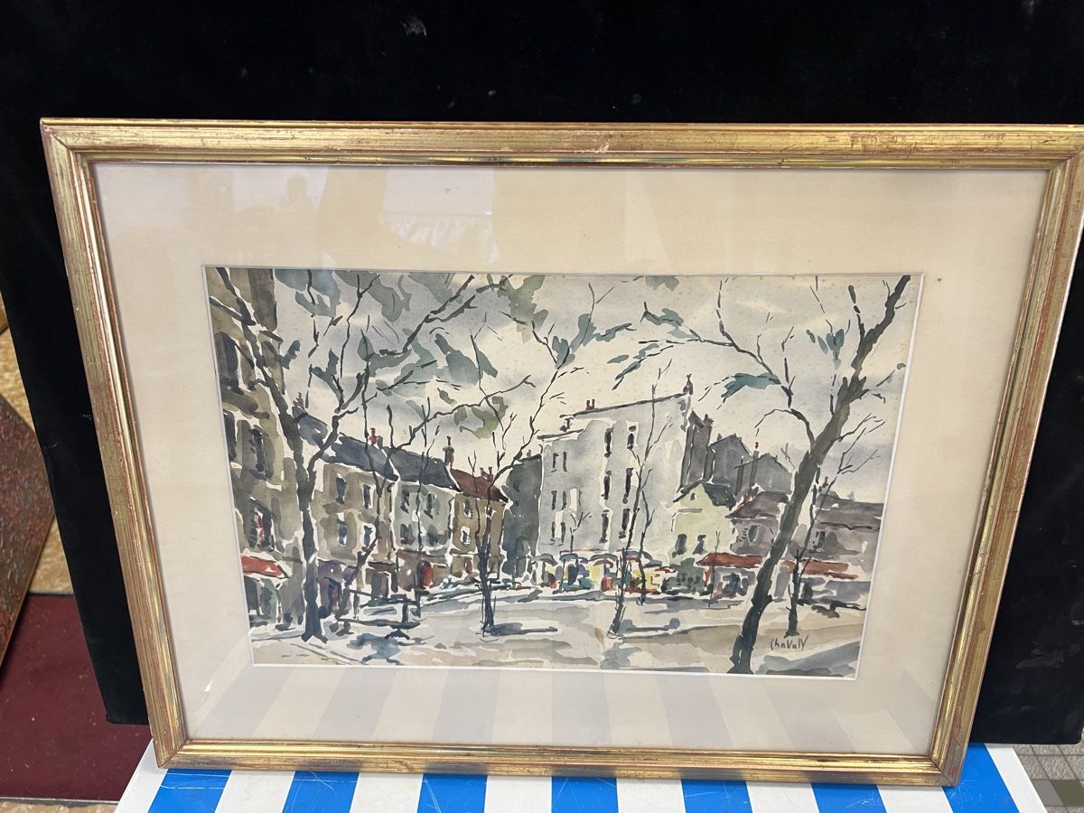 Dipinti: GILBERT CHAVAN PEINTURE SIGNÉE – Usato da Genève venduto da Qanil77