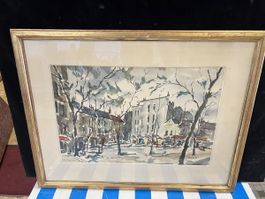 GILBERT CHAVAN PEINTURE SIGNÉE
