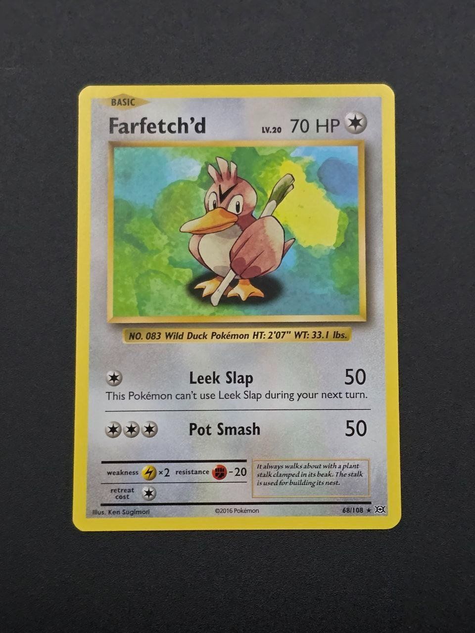 Pokémon Carte collezionabili: Farfetch'd #68 XY Evolutions NM / 🇬🇧 – Usato da COINTRIN venduto da sanctuary-collectors