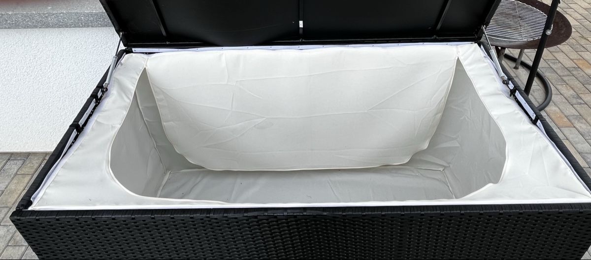 Vidaxl Auflagenboxen: Grosse Kissenbox Gartenbox Polyrattan – Gebraucht aus Wolfisberg von sam92 2