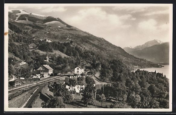 Cartoline postali: Walchwil am Zugersee, Ferienheim Aesch – Usato da Berlin venduto da bartko-reher