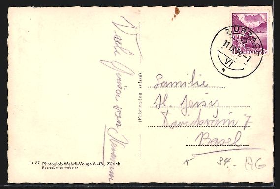 Cartoline postali: Zurzach, Oberflecken, Strassenpartie mit – Usato da Berlin venduto da bartko-reher 1