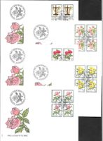 5 FDC Pro Juventute 1982 Serie Viererblöcke ET 25.11.1982