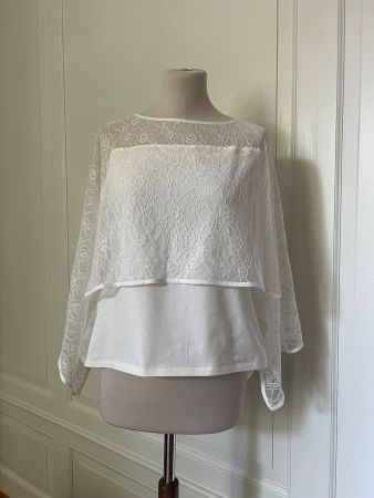 Elegantes Oberteil Bluse Anne Fontaine