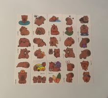 Capybara Aufkleber Sticker perfekt für eine kleine Überasch.