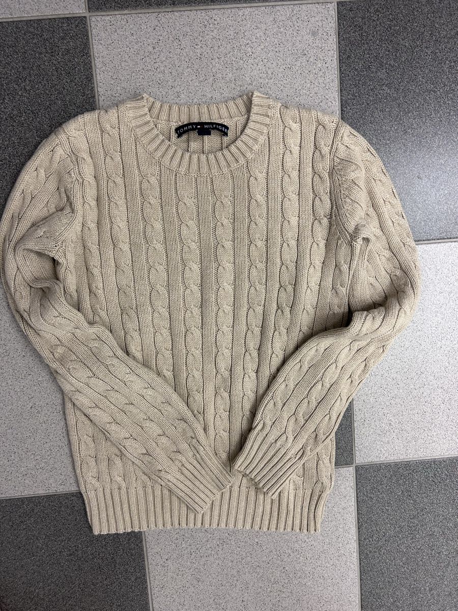 Tommy Hilfiger Maglioni & Felpe: Pullover Tommy Hilfiger Zopfstrick beige, in Grösse XS – Usato da Wohlen b. Bern venduto da Beppe99