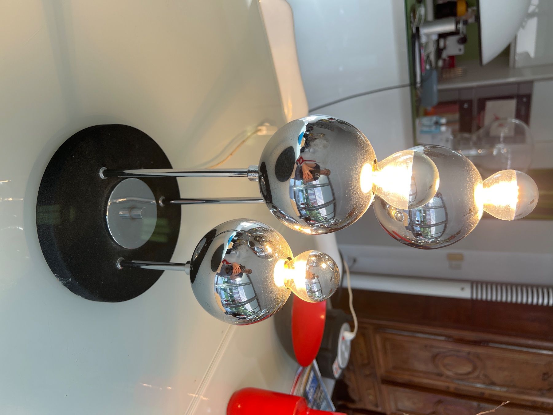 Lampen: Belle lampe années 70 Space age – Gebraucht aus La tour de peilz von Tecnop 4