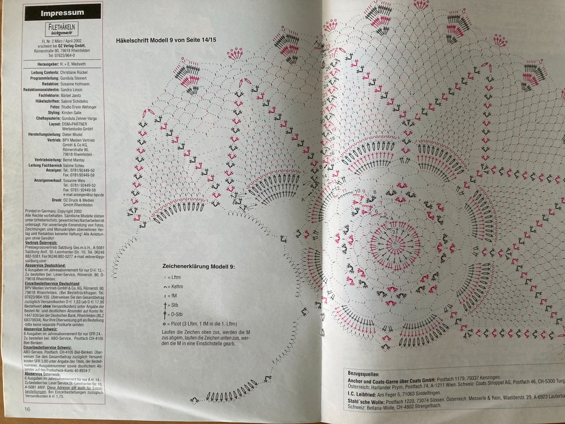 Zeitschriften & Magazine: Filethäkeln : leicht gemacht Spitzendeckchen Gardinen... etc – Gebraucht aus Subingen von ArtBead 4