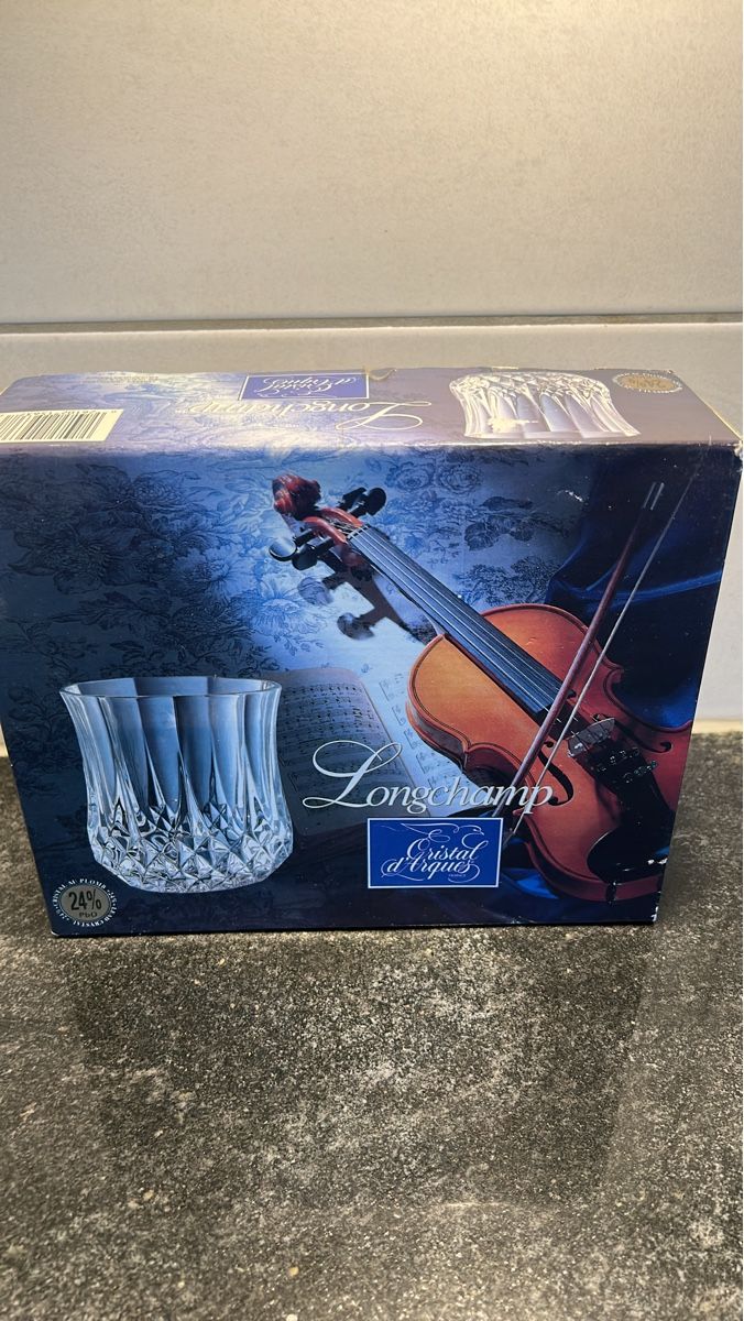 Bicchieri: Superbe set de verres Longchamp Cristal d'Arques, neuf – Usato da Corcelles BE venduto da gig_b89c