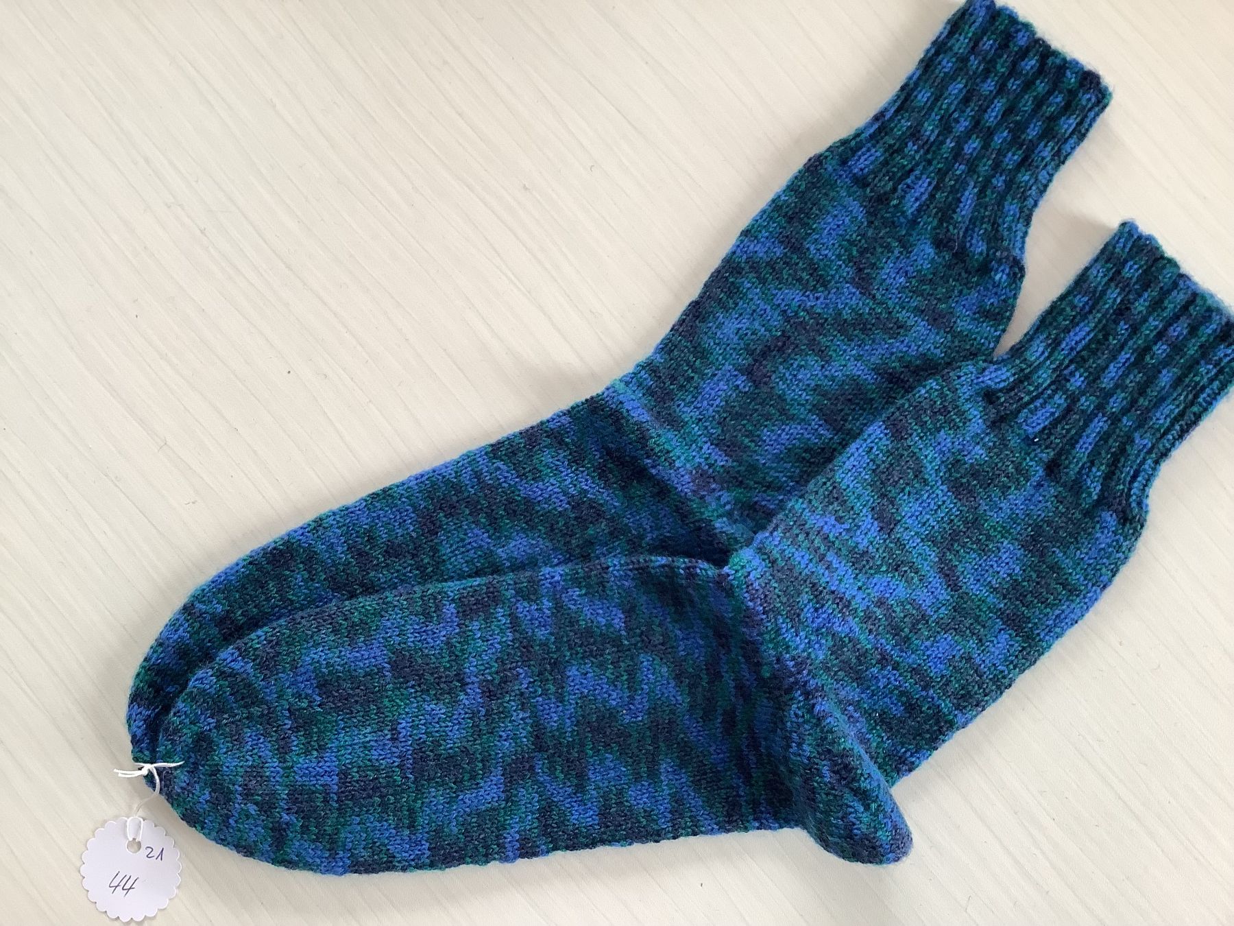Calze: Handgestrickte Socken Gr. 44 – Nuovo (secondo la descrizione) da Lichtensteig venduto da Buemo