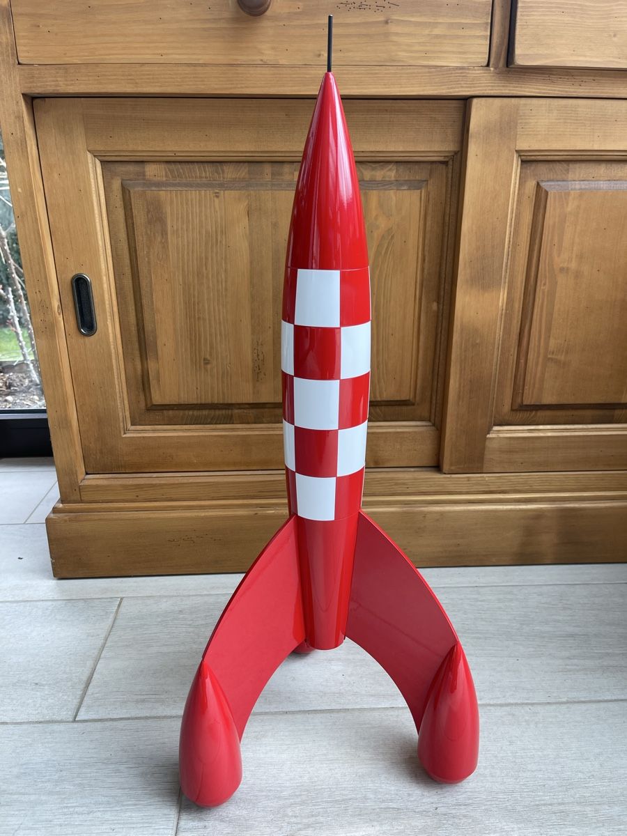 Figuren: Fusée lunaire originale Tintin  Aroutcheff 67 cm – Neu (gemäss Beschreibung) aus Thonex von mbl_99zp