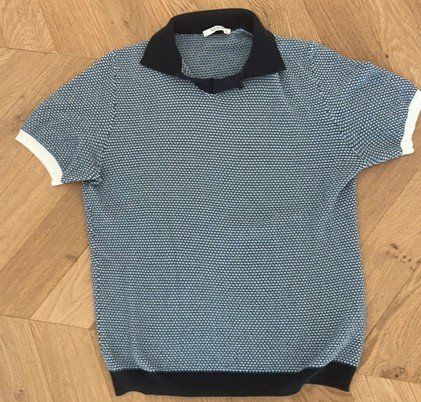 Neues Poloshirt Kangra Feinste Baumwolle Blau 48 M Slim Fit