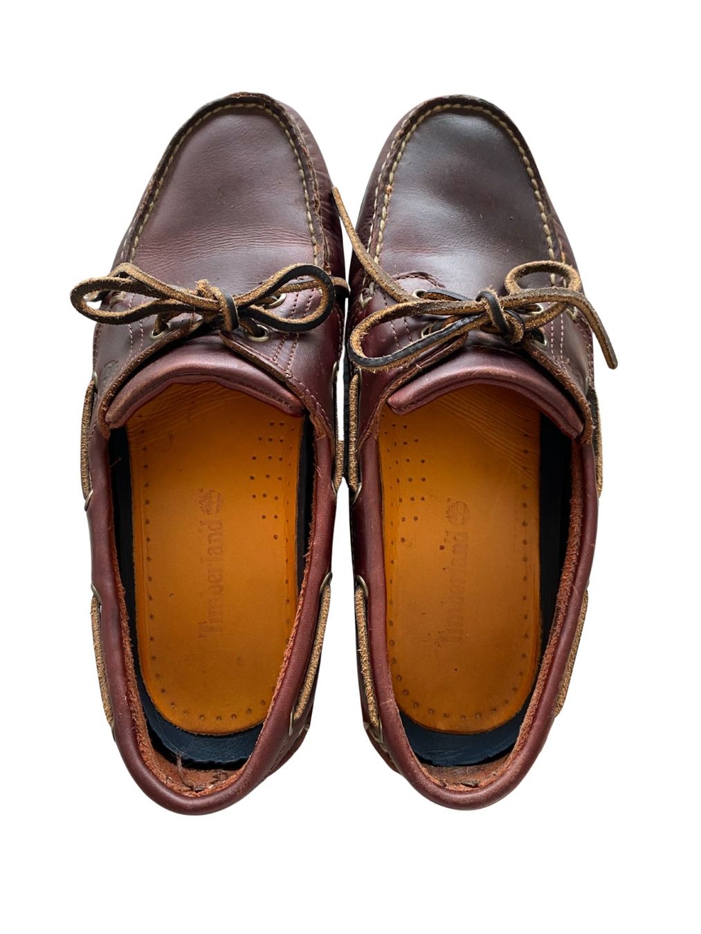 Timberland Scarpe da uomo: Timberland 2-Eye Bootsschuhe | Braun Leder | Gr. 45 | – Usato da Einsiedeln venduto da secondhand_dave 3