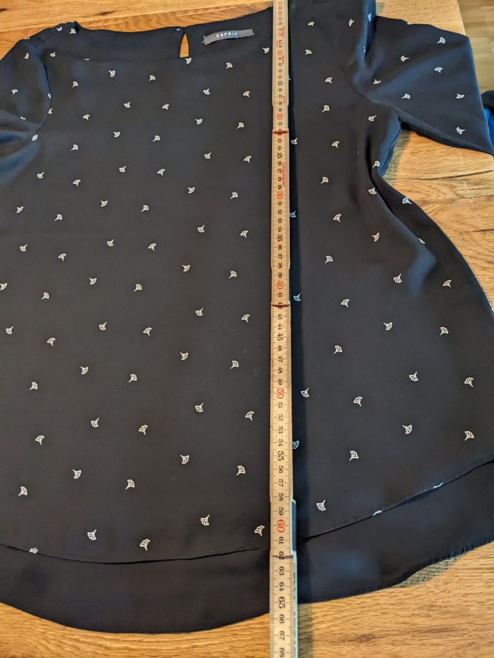 Tuniche: schöne, schwarze Bluse von Esprit, Grösse 38 – Usato da Basel venduto da labaffe01 2