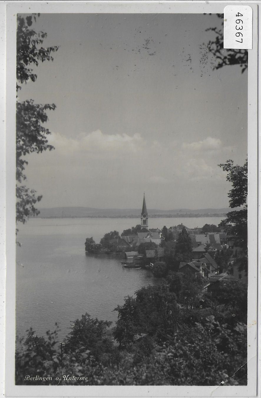 Cartoline postali: Berlingen am Untersee – Usato da Ettingen venduto da Kartenplanet