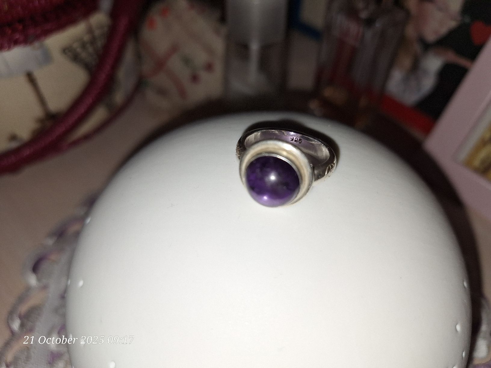 Anelli: Silver Ring with Amethyst 18mm – Usato da Marin-Epagnier venduto da Natasa82 1