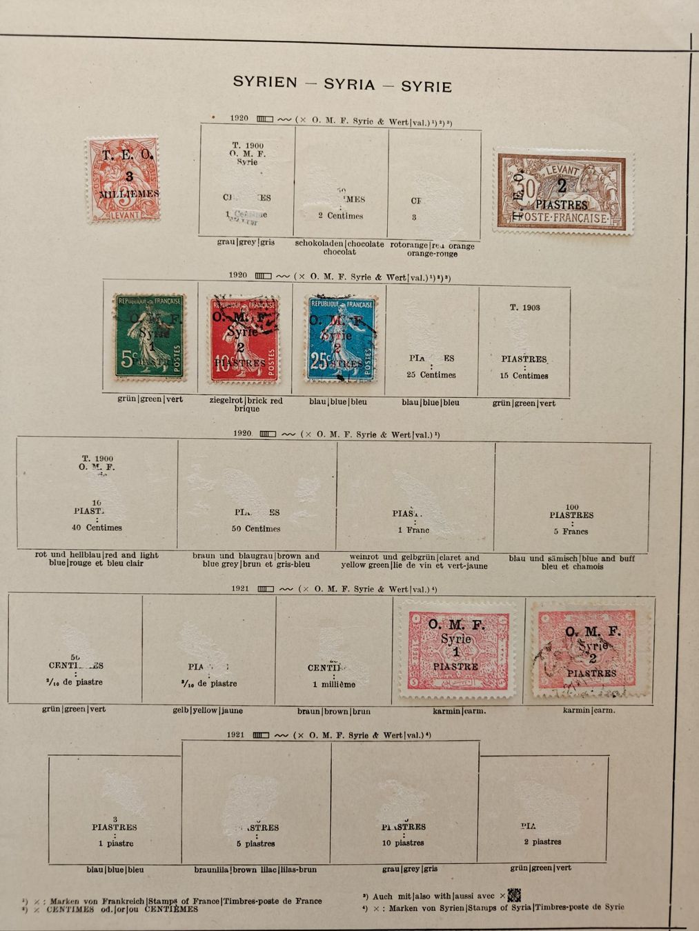 Tutti i francobolli: Briefmarken Syrien, alte Sammlung – Usato da Wädenswil venduto da alex-maxima 8
