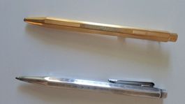 2 antike Bleistifte in Gold und Silber