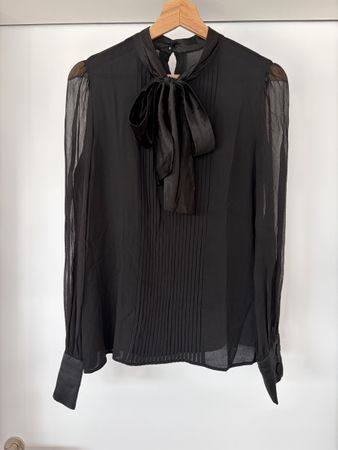 Damen Bluse schwarz Grösse M, Mango Vintage
