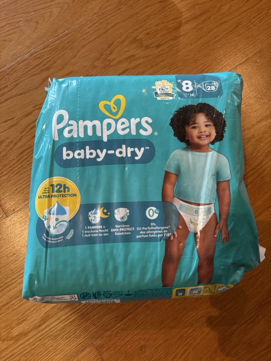 Pampers Windeleimer & Windeln: 28Stk. Pampers Gr. 8 – Neu und originalverpackt aus Waldstatt von Imaginary