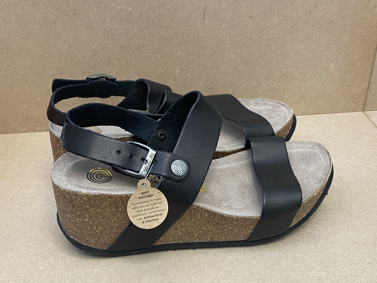 Damenschuhe: Sandalen , echt Leder, Schwarz, Gr. 38 – Neu (gemäss Beschreibung) aus Ostermundigen von summy73 1