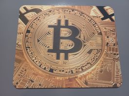Mausmatte "Bitcoin BTC" / Mousepad NEU