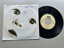 QUEEN FREDDIE MERCURY rare La Palabras de amor Single 80's