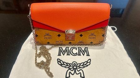 MCM Tasche orange rot