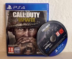 Call of Duty WWII PS4/PS5 - game disc and case