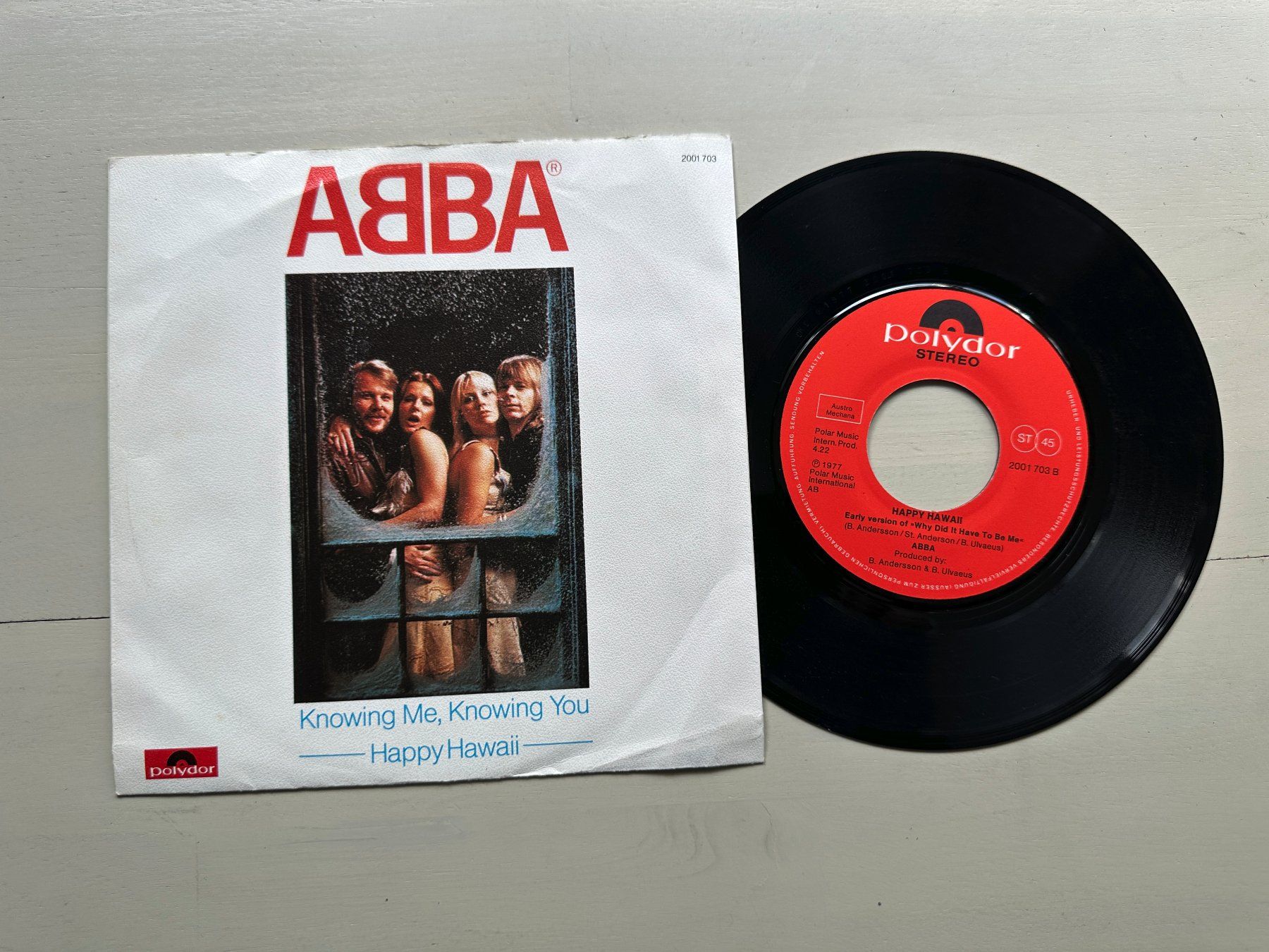 Dischi in vinile: ABBA super rare Single Knowing Österreich Pressung differnt – Usato da Basel venduto da Partridge 1