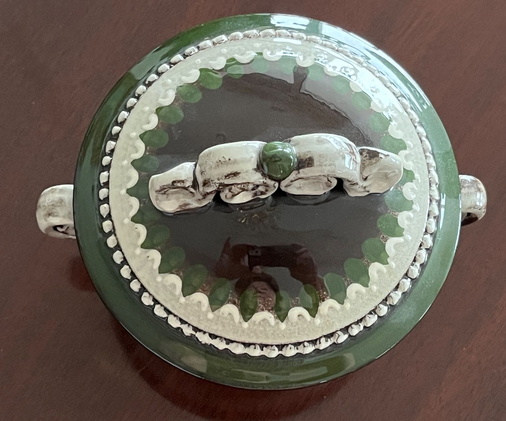 Zuckerdosen: Berner Keramik  -  Bonbonniere mit Deckel – Gebraucht aus Stetten AG von Brissago25 3